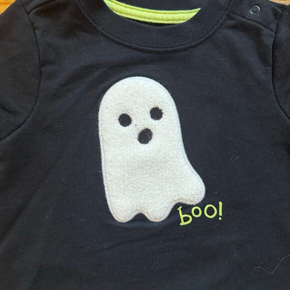 Cat & Jack black ghost green bloomers Halloween set SIZE 12M - Picture 2 of 4